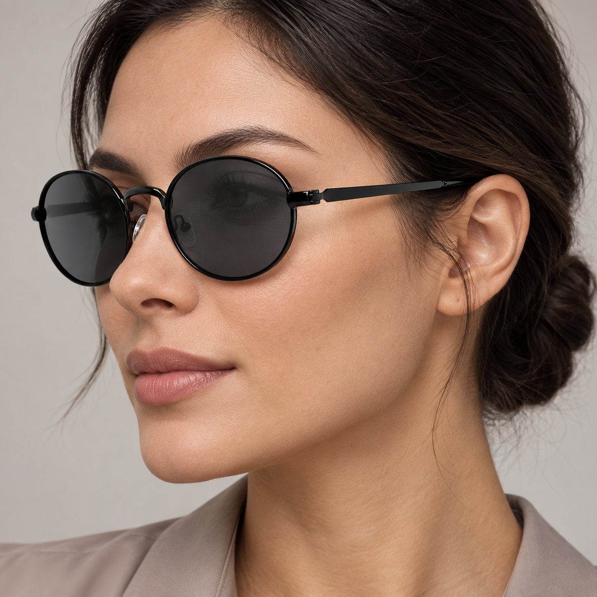 Celeste Retro Round Sunglasses