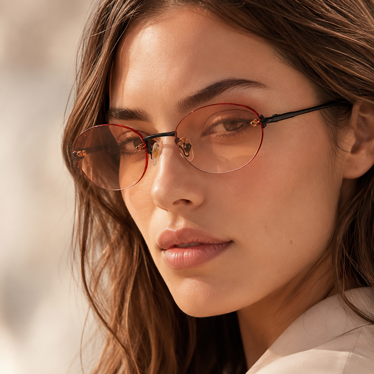 Amalie Rimless Sunglasses