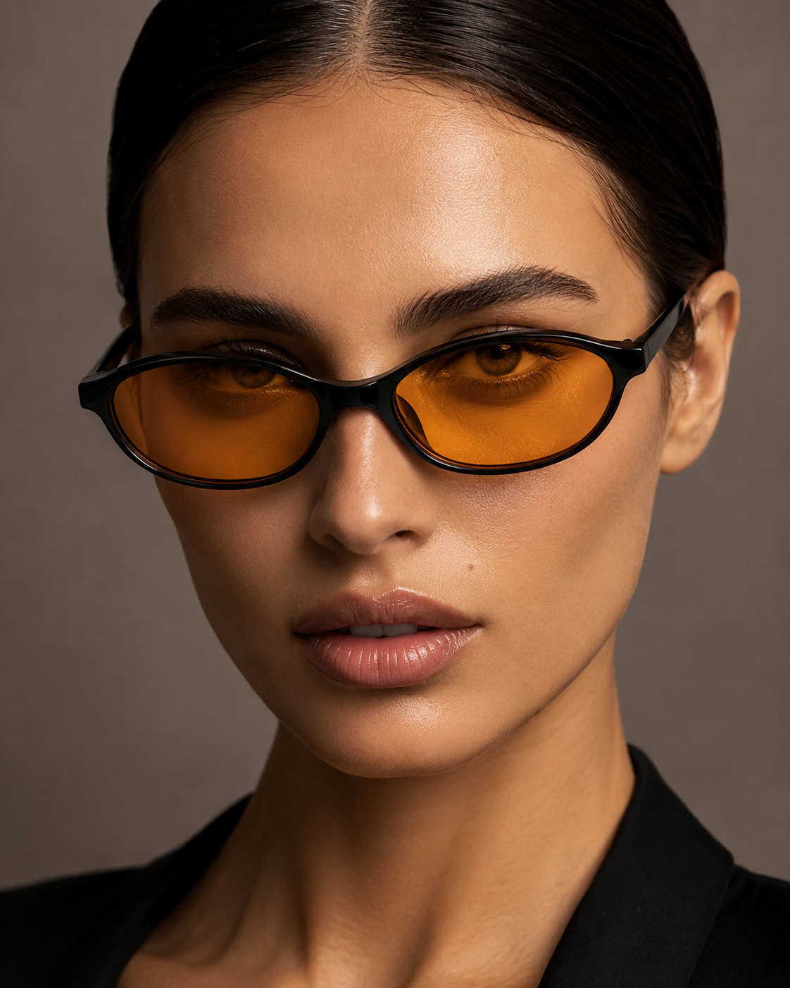 Palermo Retro Oval Sunglasses