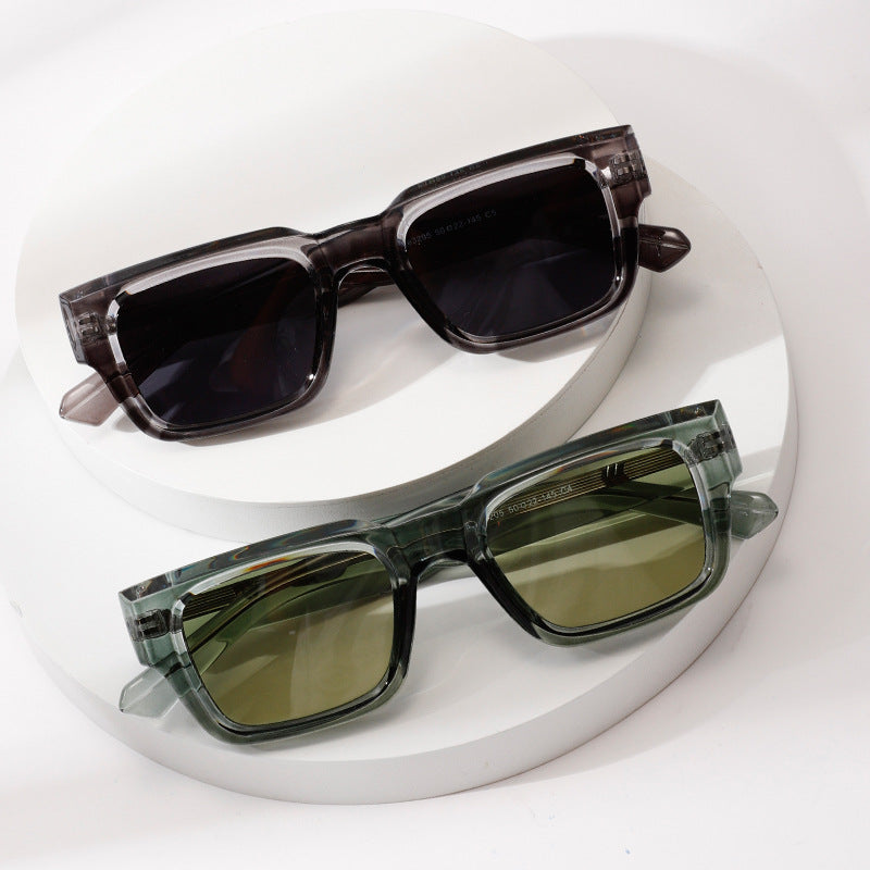 Unisex Retro Square Sunglasses 3205