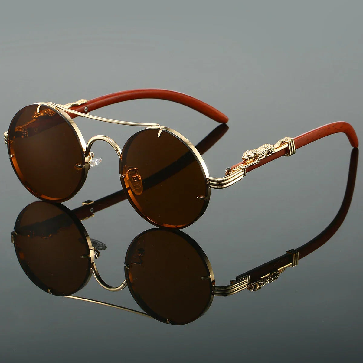 Monaco Signature Round Sunglasses
