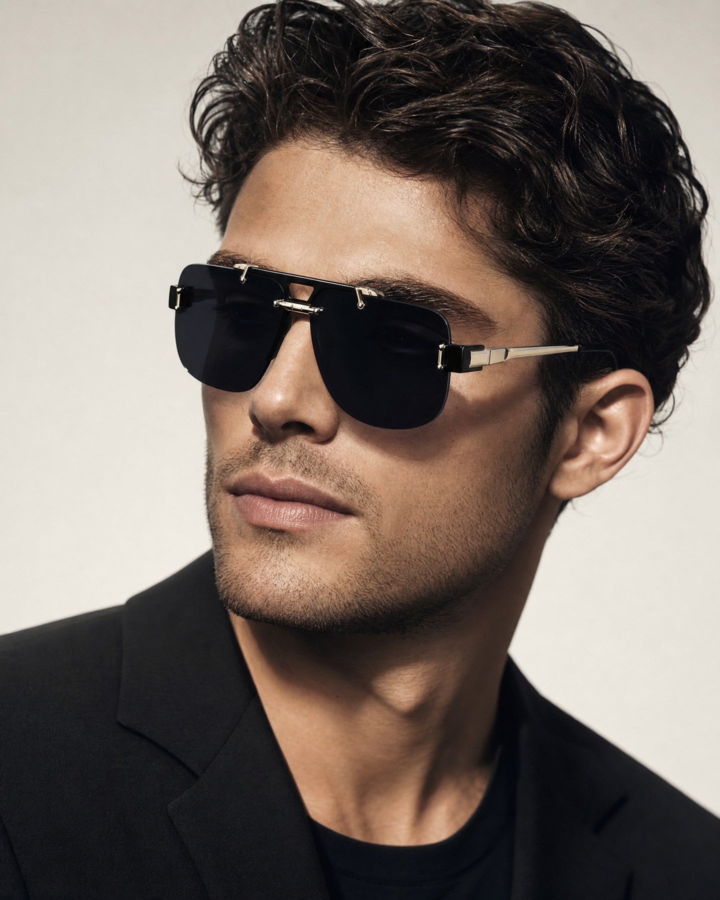 Aurelio Rimless Sunglasses