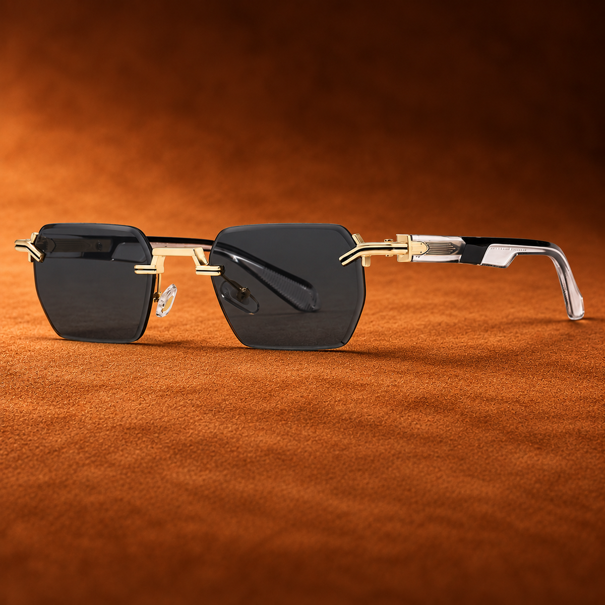 Bellmont Rimless Sunglasses