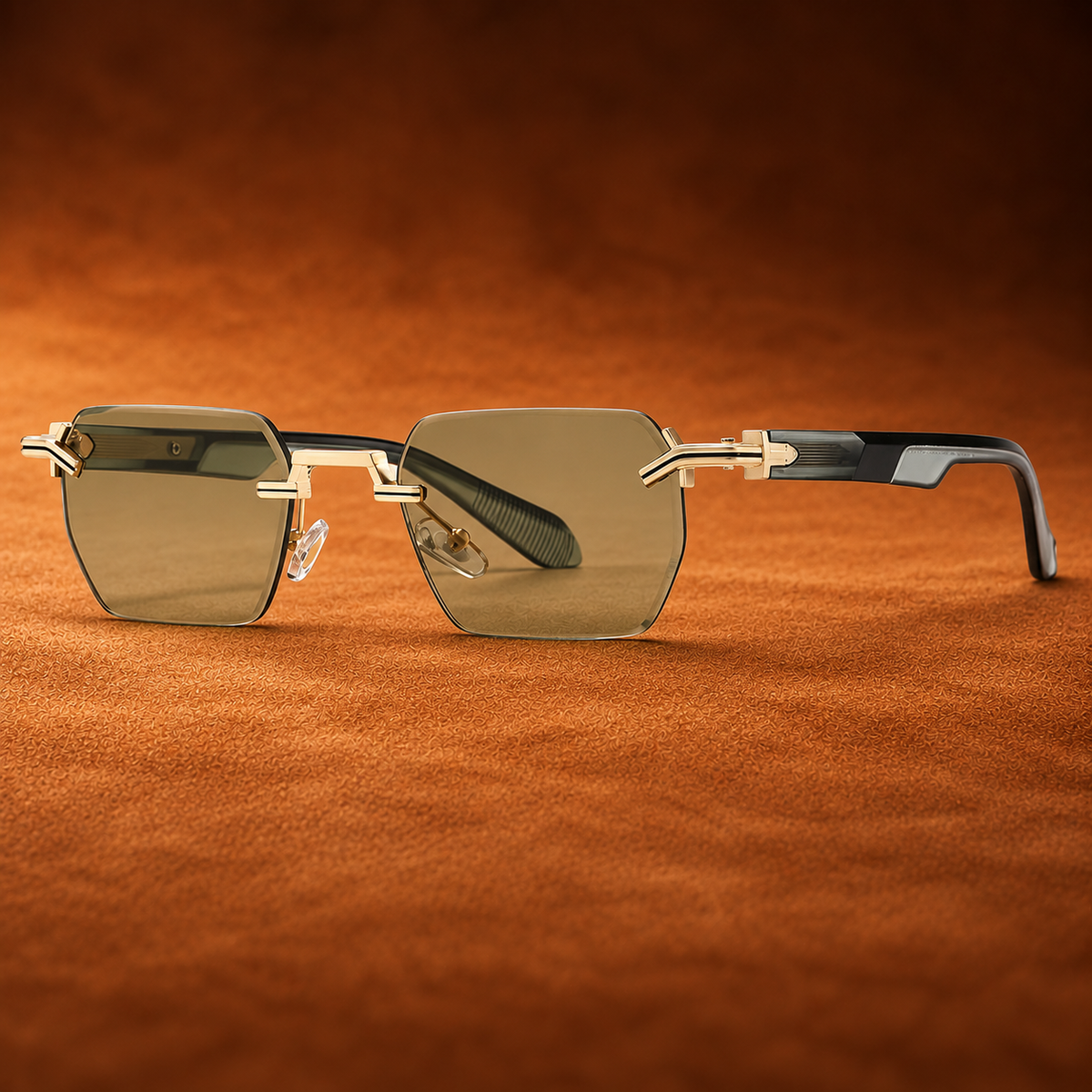 Bellmont Rimless Sunglasses