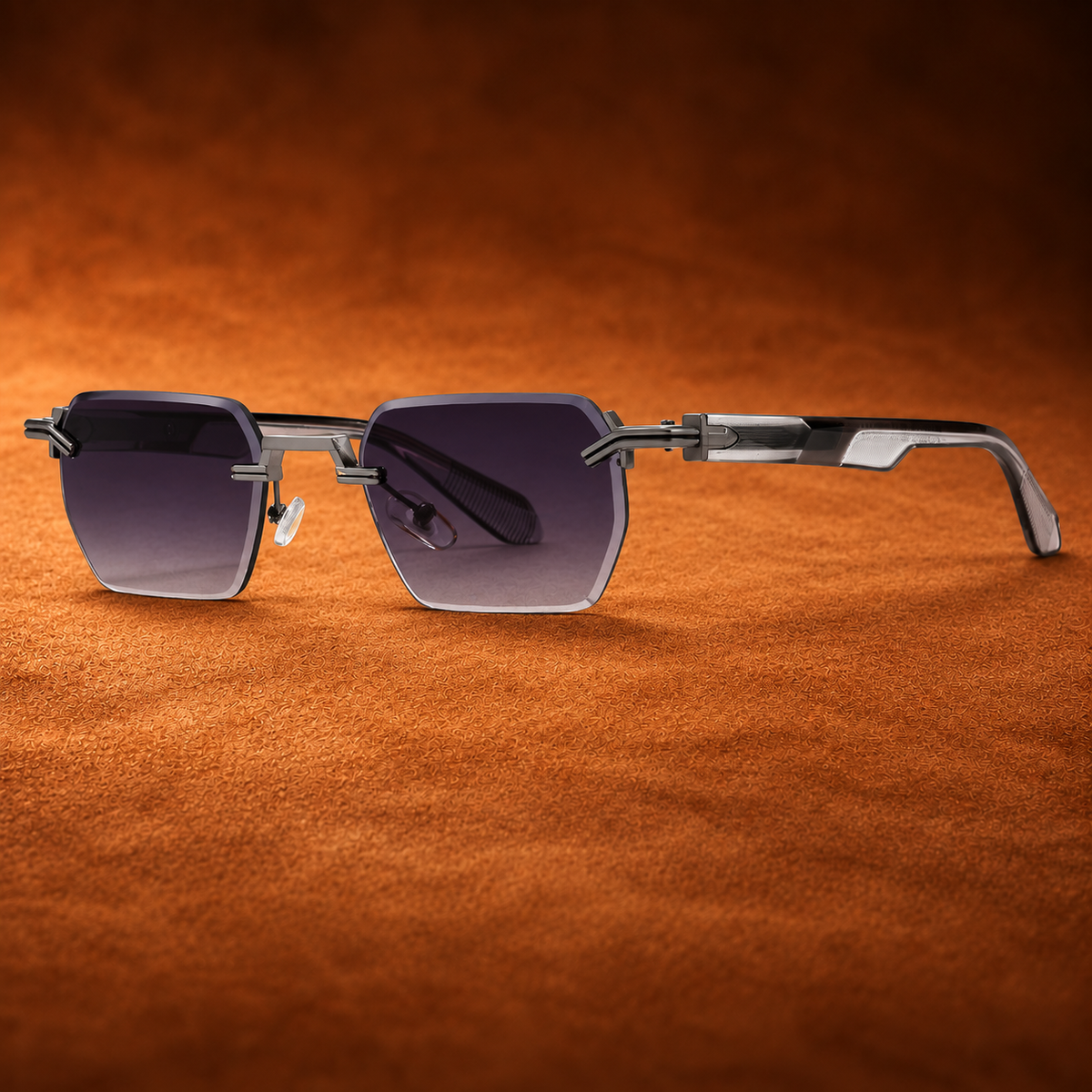 Bellmont Rimless Sunglasses