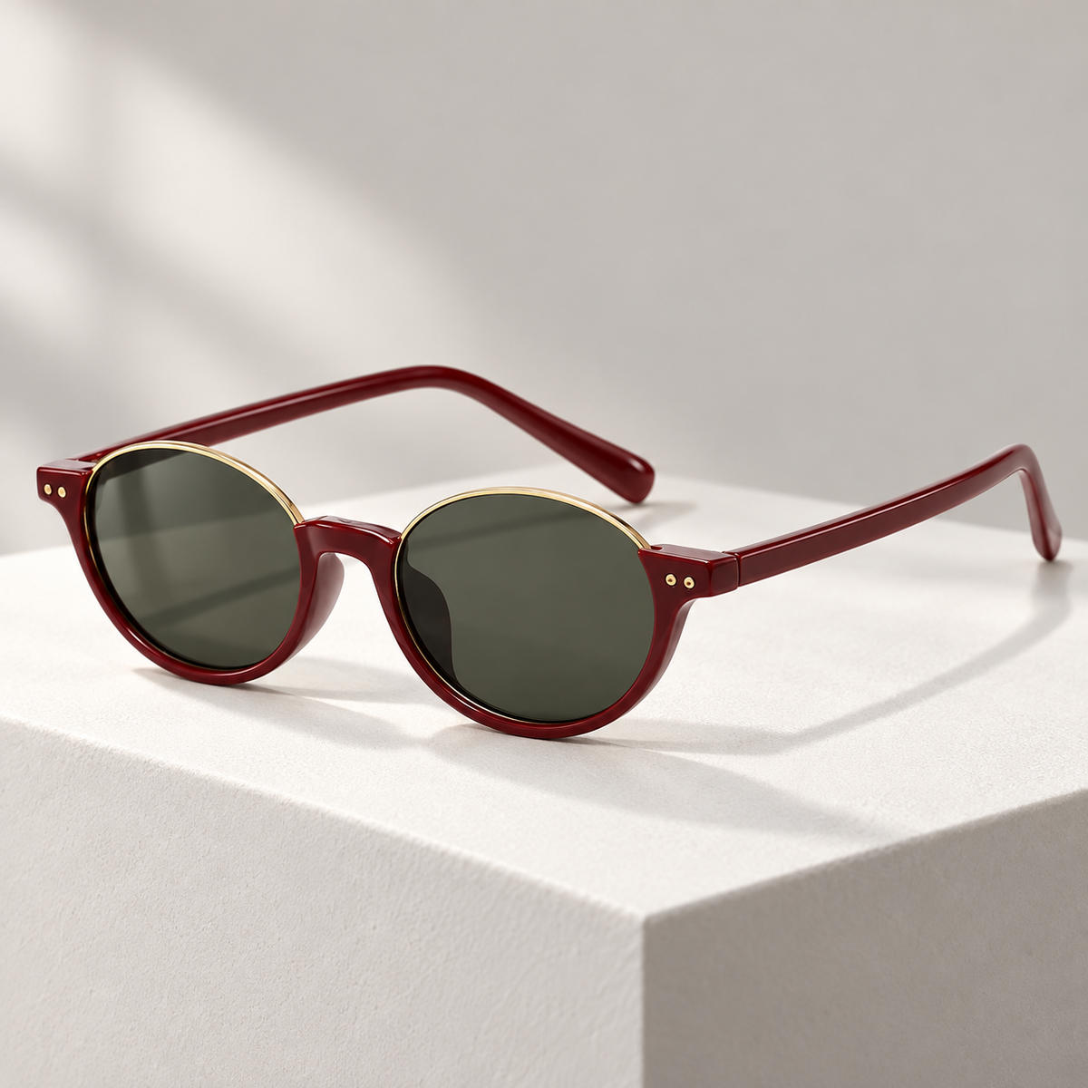 Lucien Vintage Round Sunglasses