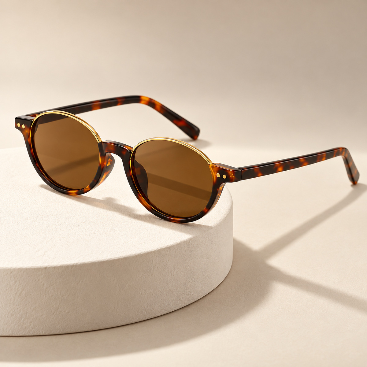 Lucien Vintage Round Sunglasses