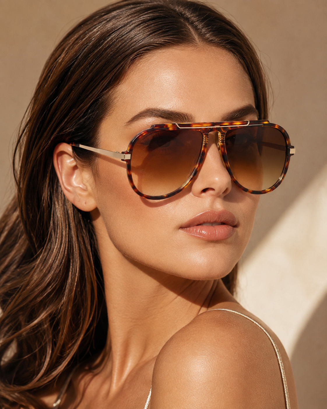 Brescia Aviator Sunglasses