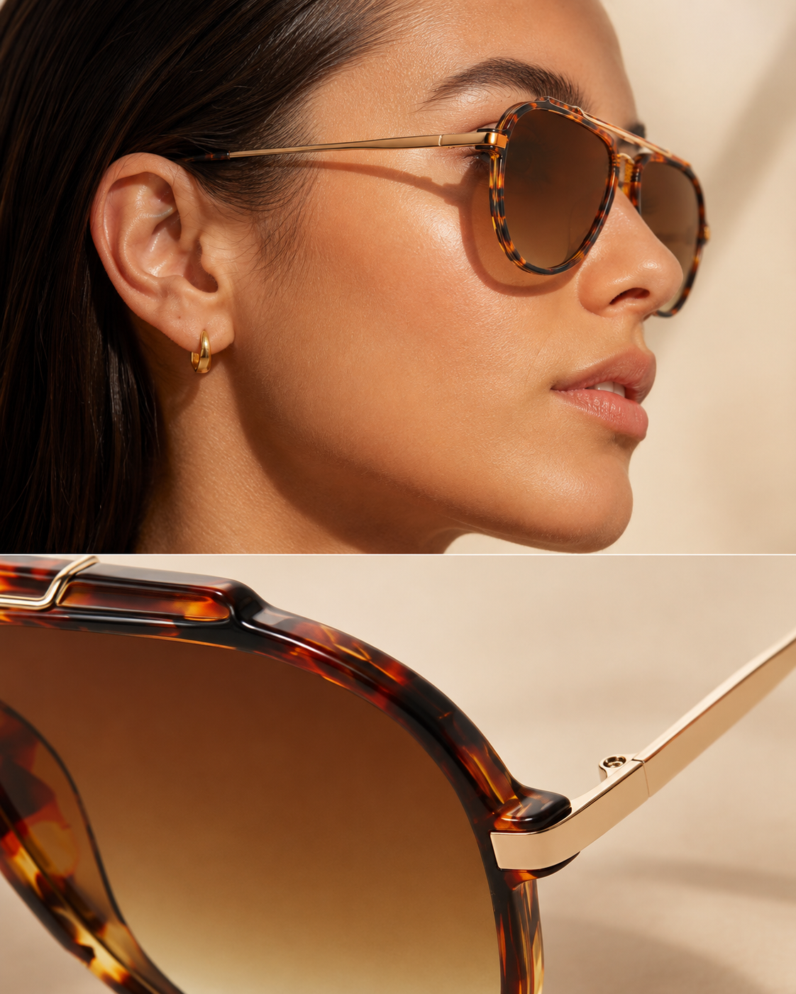 Brescia Aviator Sunglasses