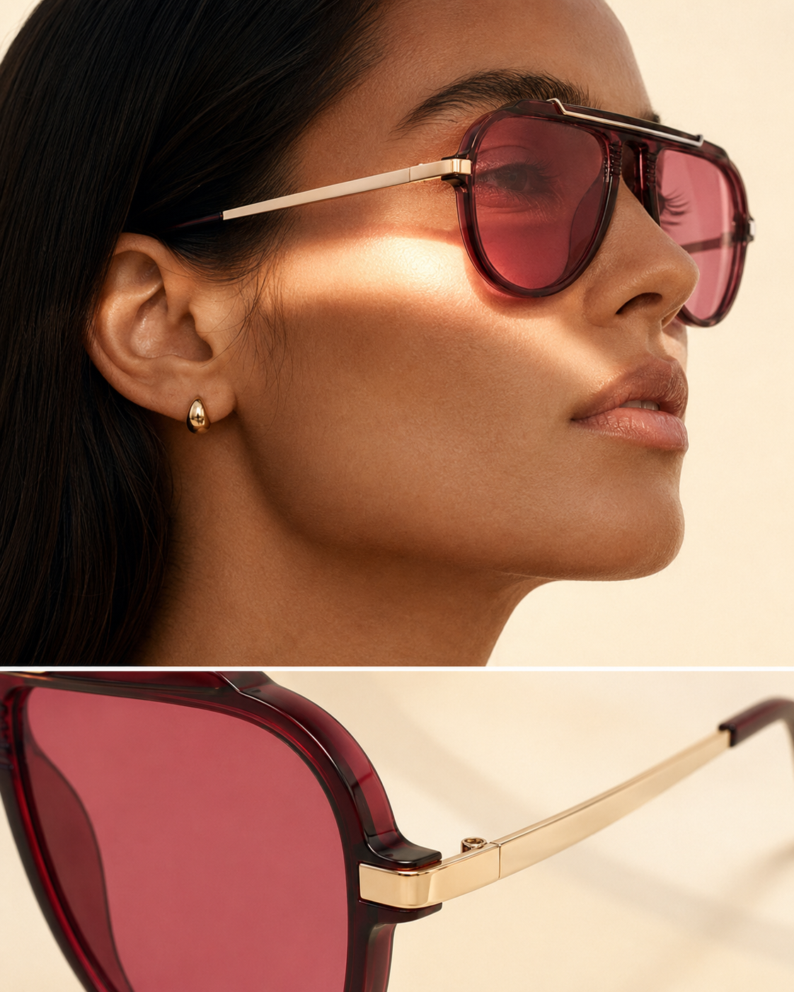 Brescia Aviator Sunglasses