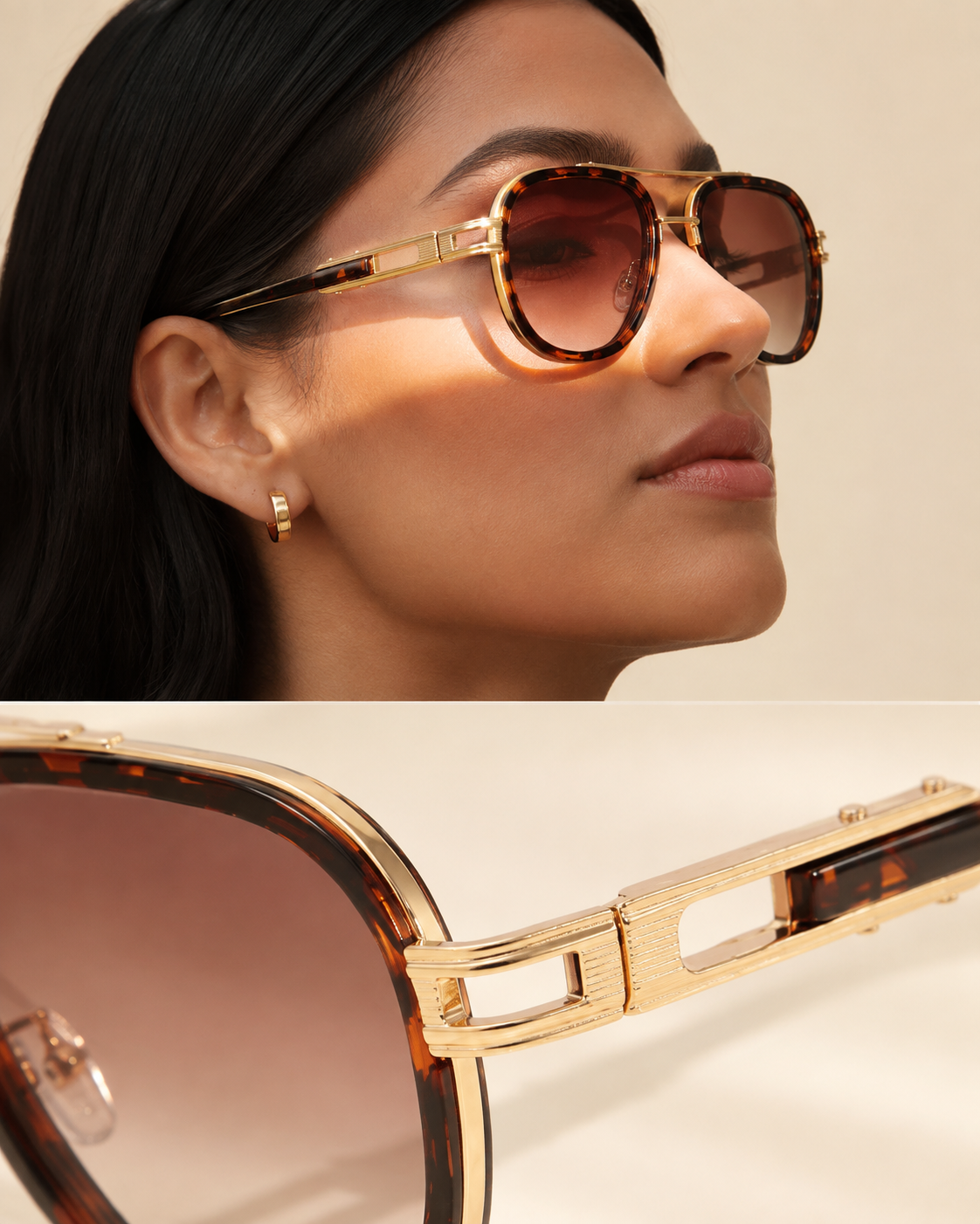 Bergamo Aviator Sunglasses