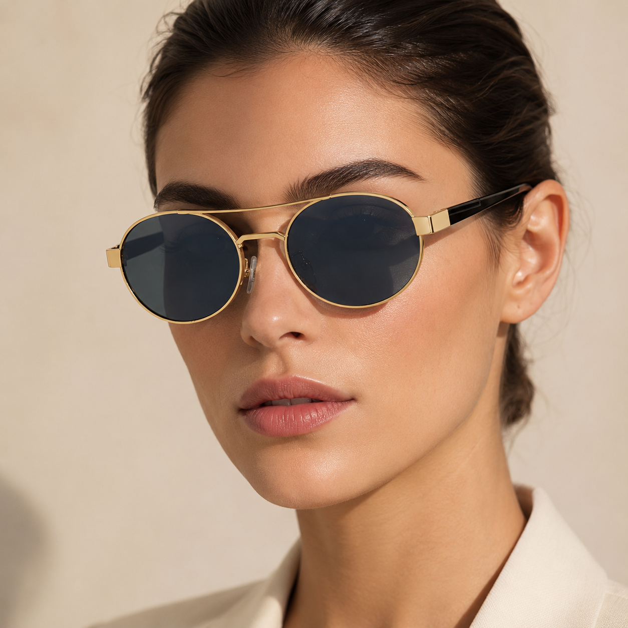 Cléo Oval Sunglasses