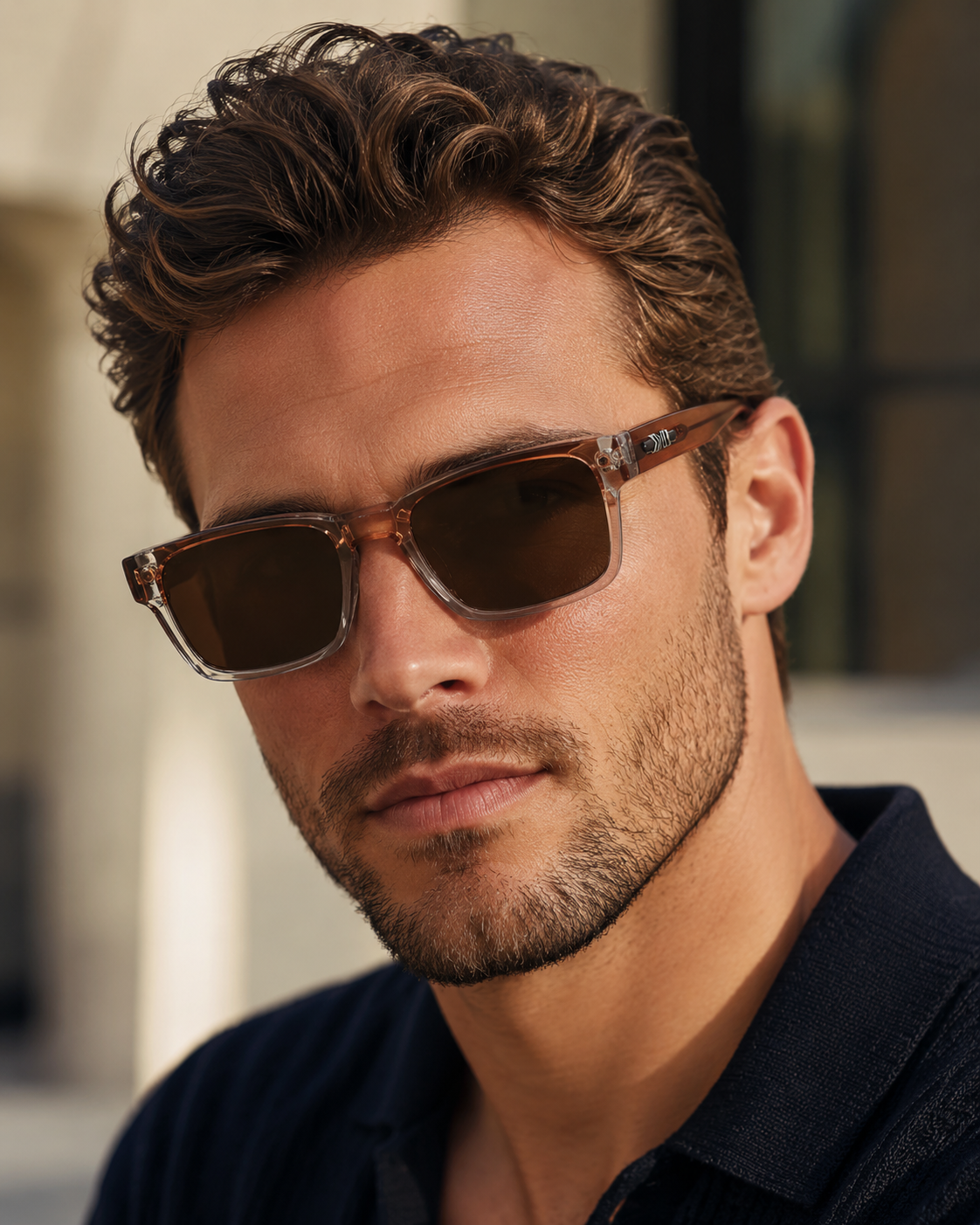 Lucca Rectangle Sunglasses