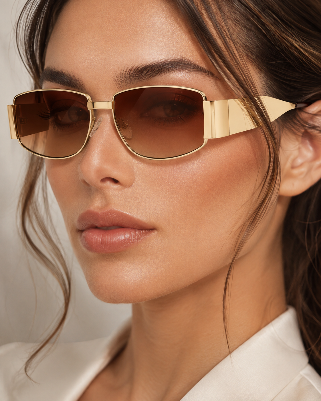 Perla Rectangle Sunglasses