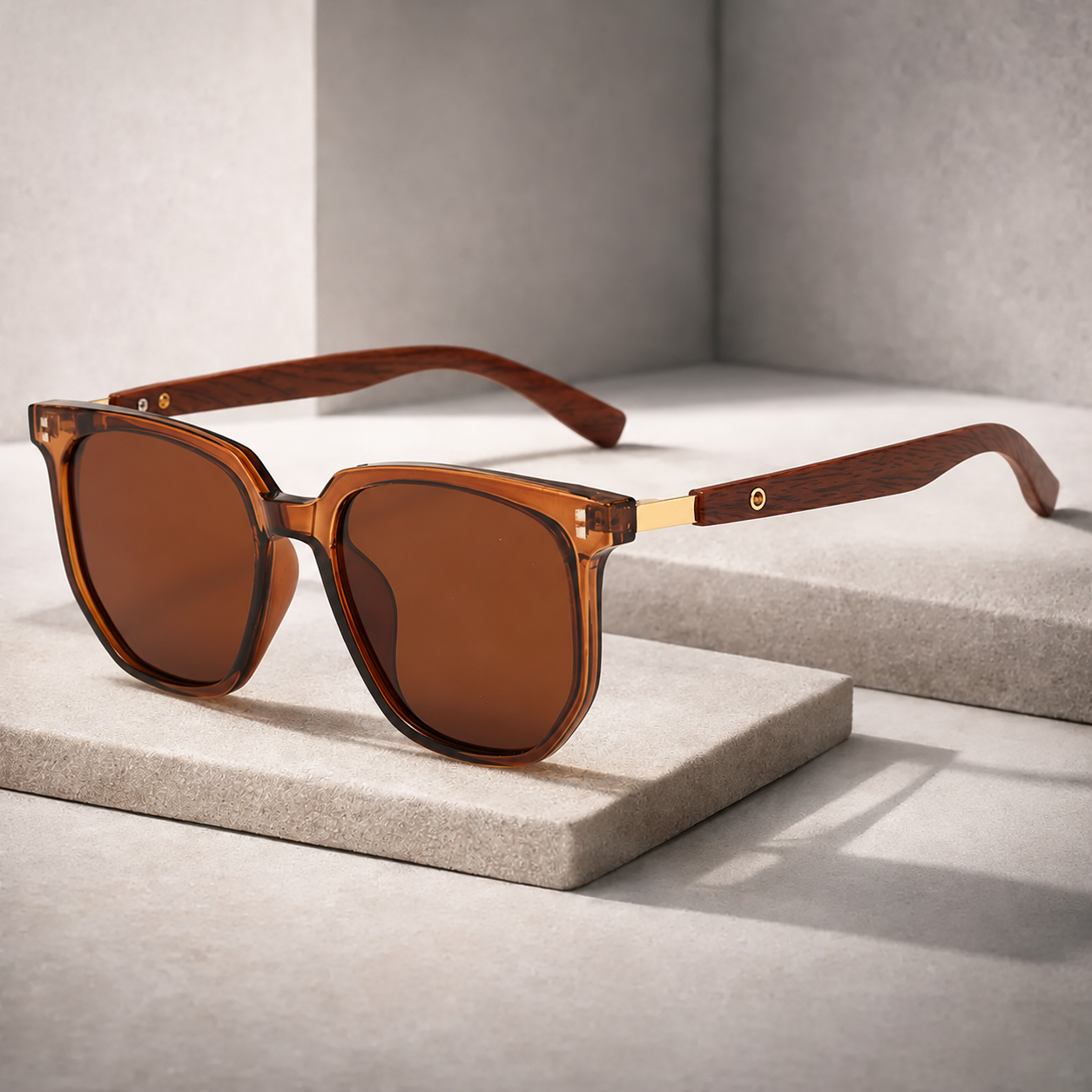 Montclair Wood-Temple Sunglasses