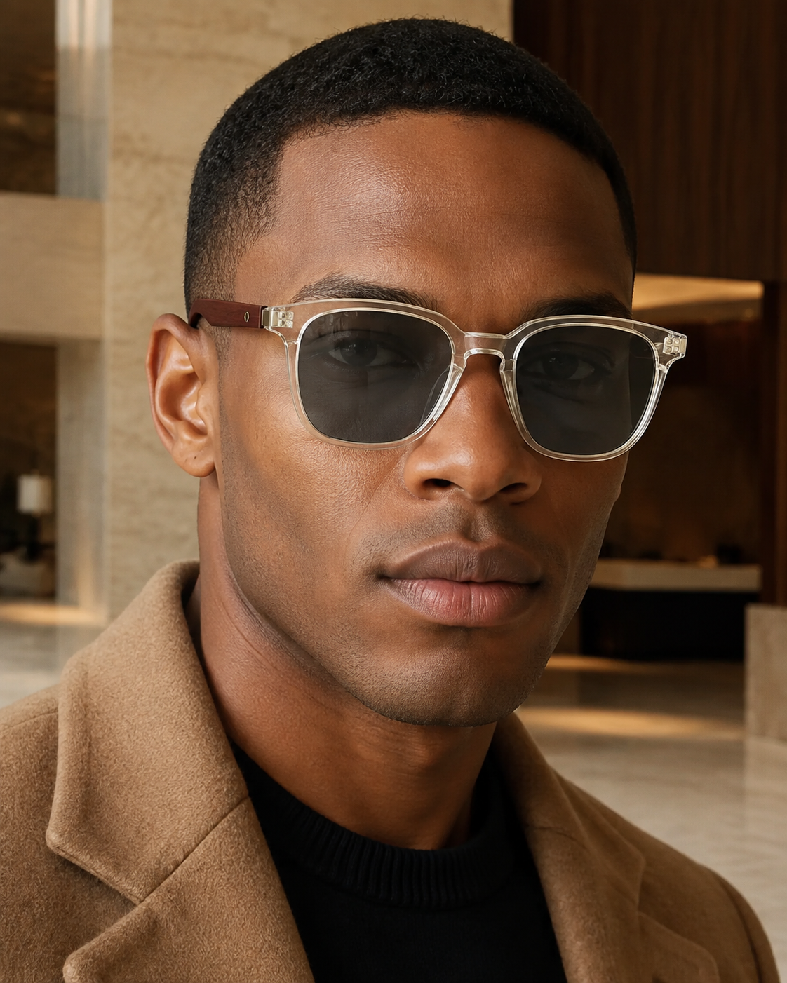 Montclair Wood-Temple Sunglasses