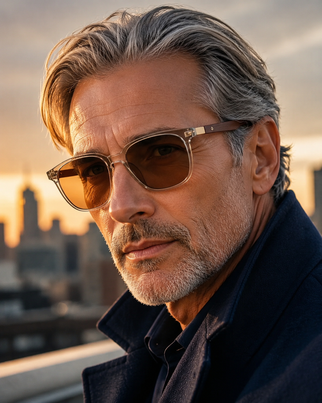 Montclair Wood-Temple Sunglasses