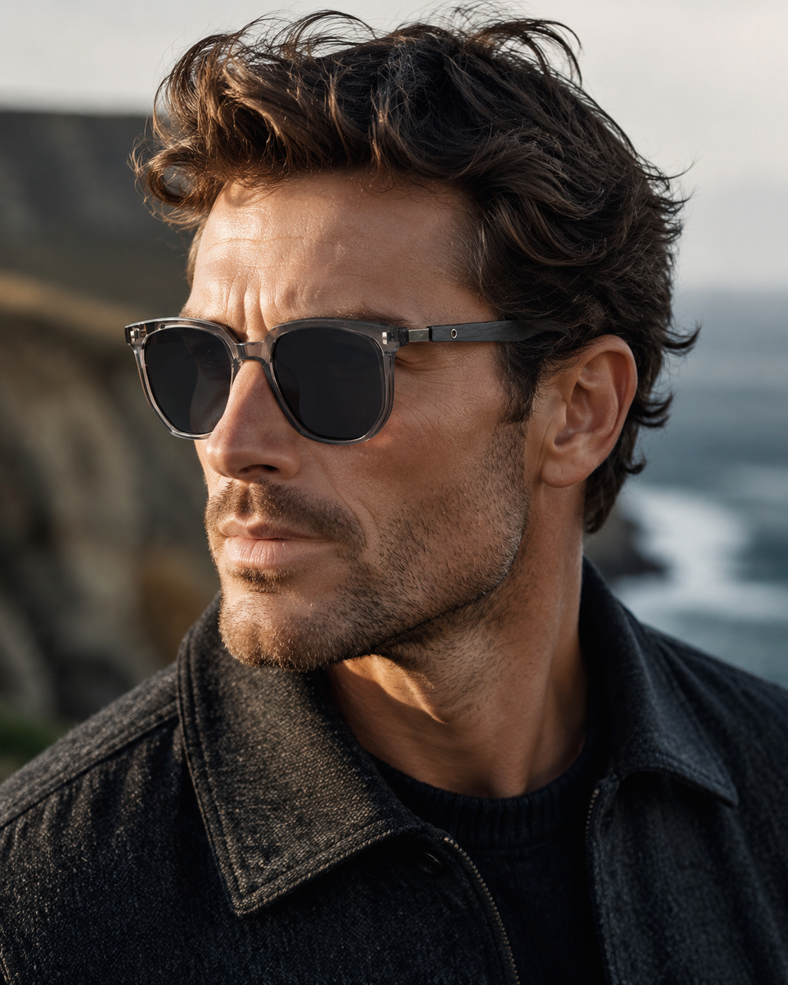 Montclair Wood-Temple Sunglasses