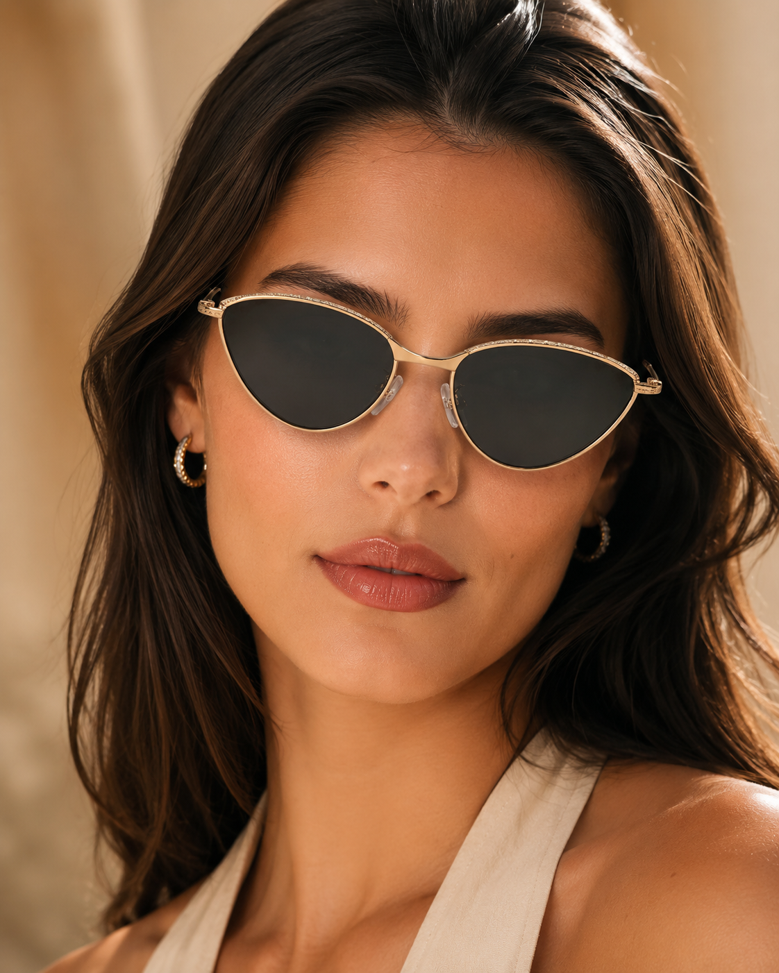 Elodie Cat-Eye Sunglasses