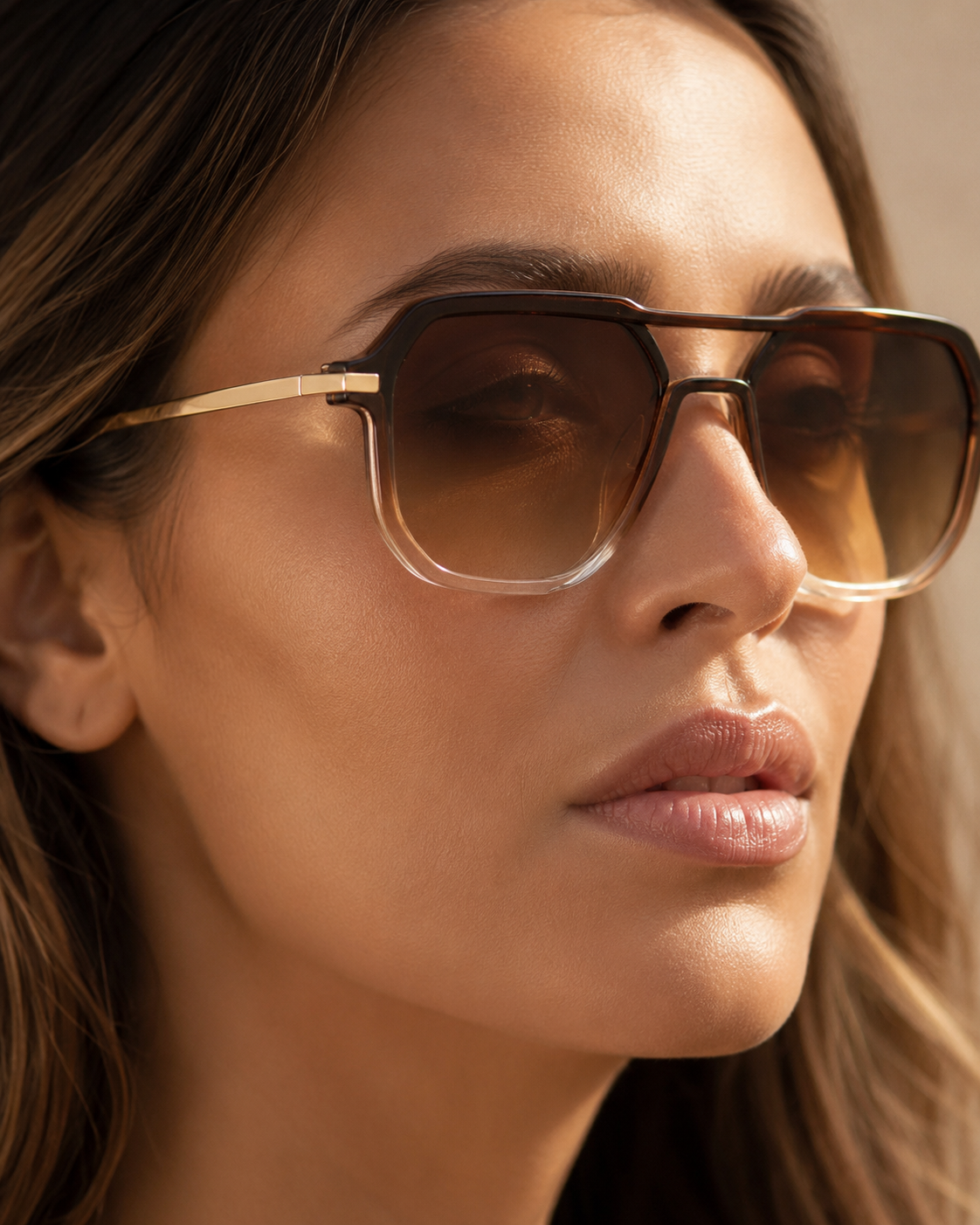 Astoria Square Aviator Shades