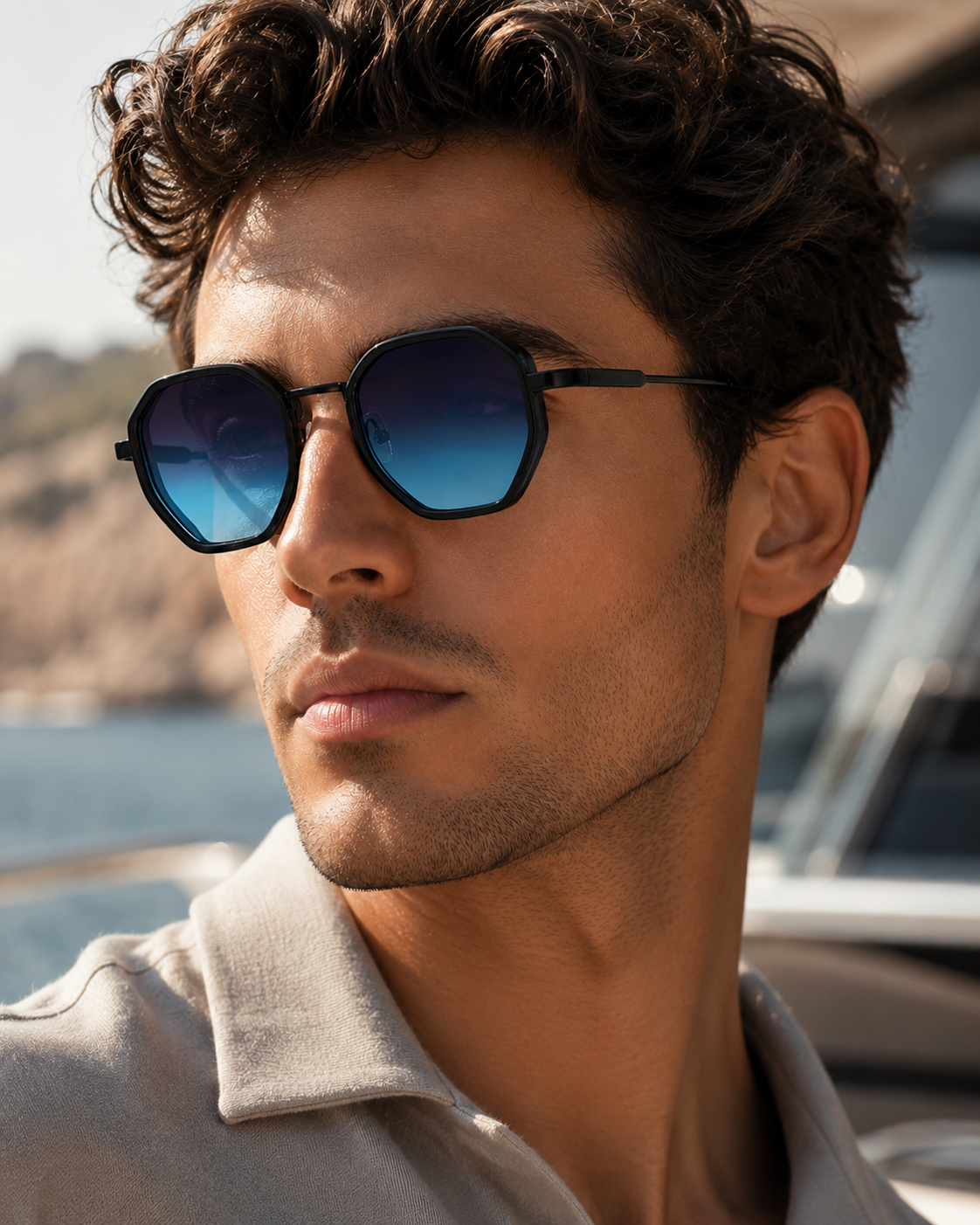 Santoro Metal Sunglasses