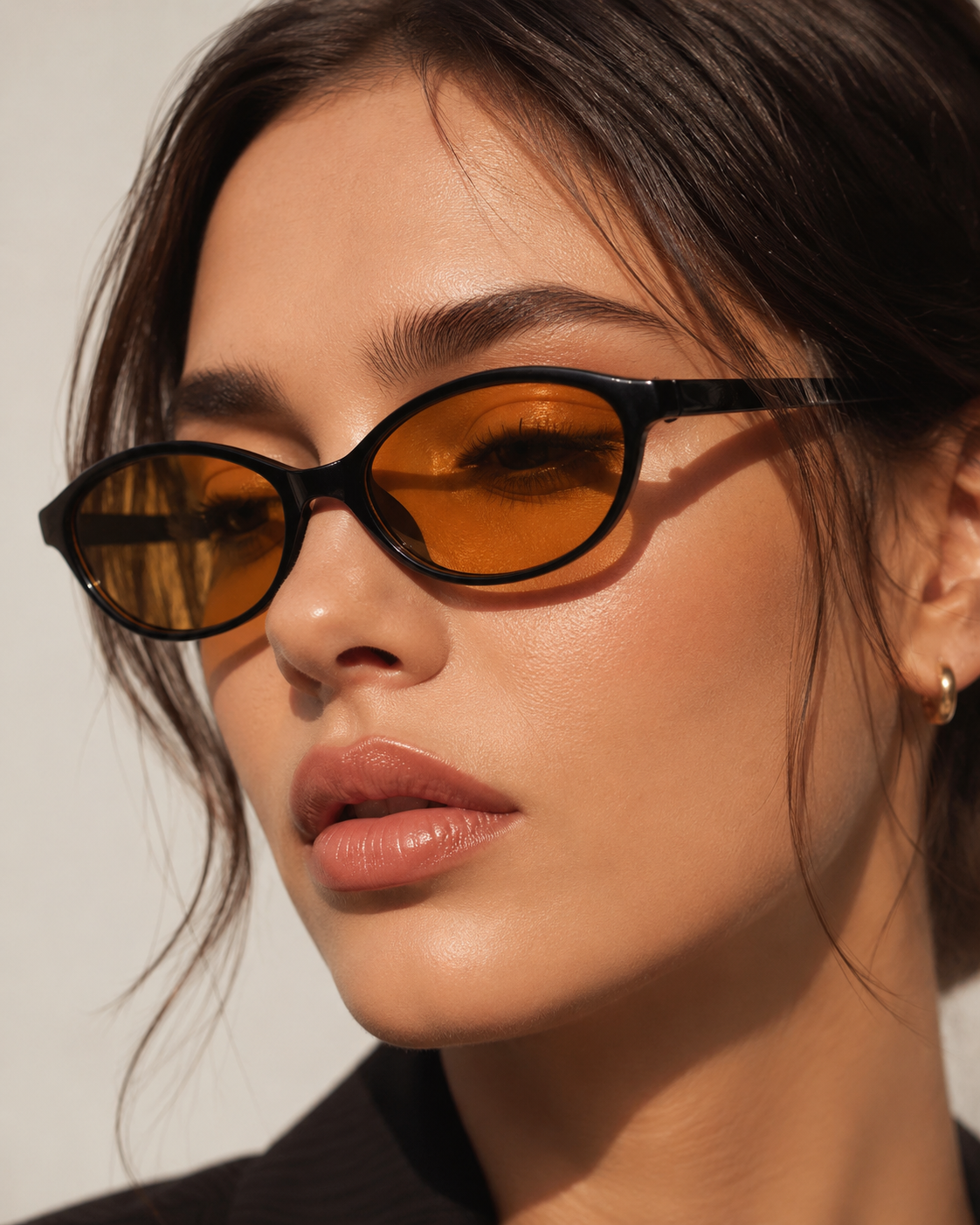 Palermo Retro Oval Sunglasses