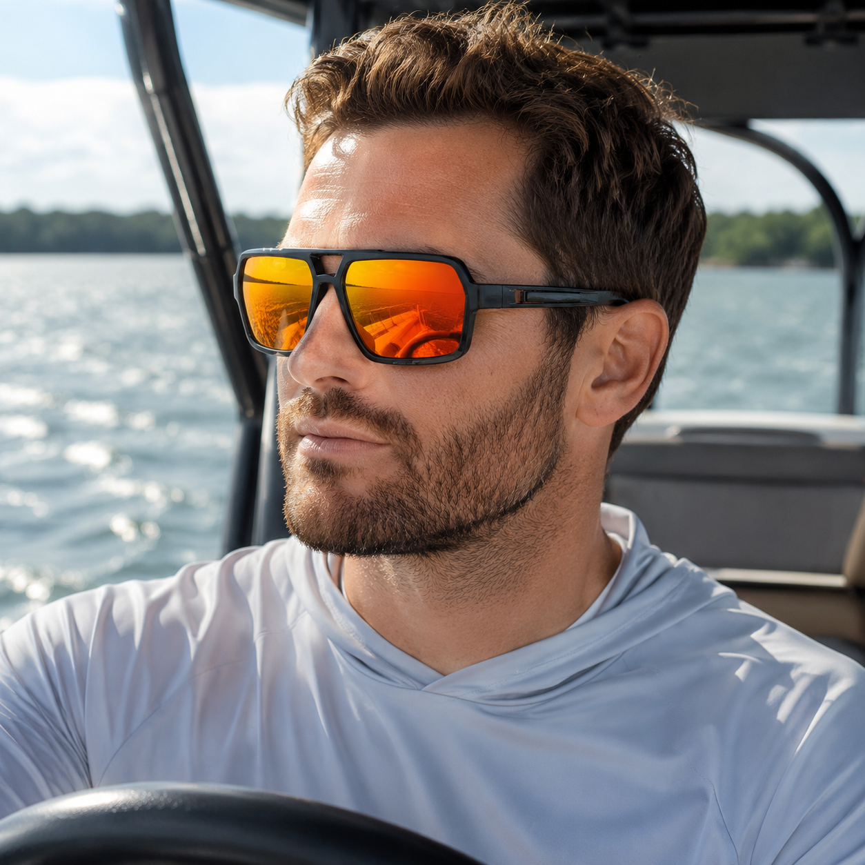 Modena Polarized Aviator Sunglasses