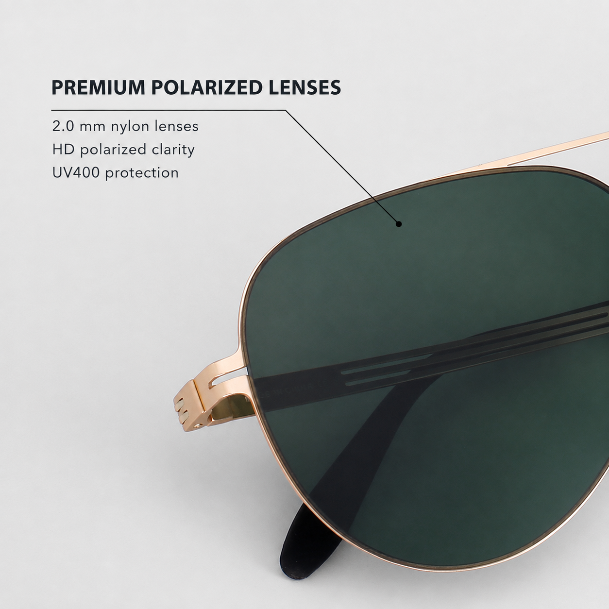 Brenta Polarized Aviator Sunglasses