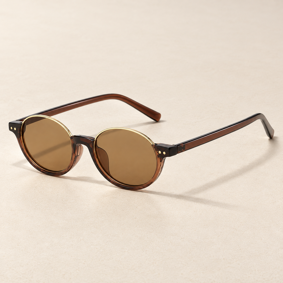 Lucien Vintage Round Sunglasses
