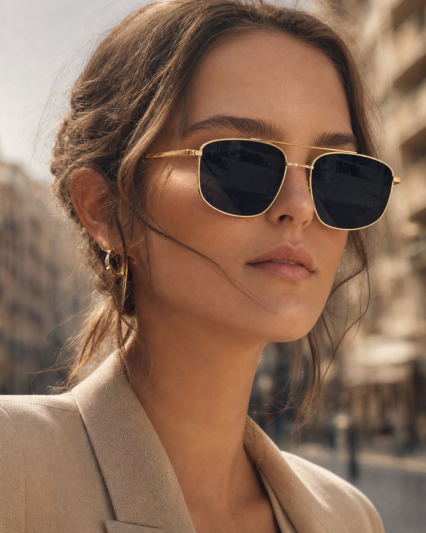 Corvino Slim Metal Shades